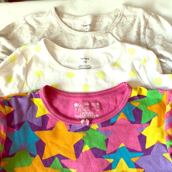 The Children's Place Other - Girls pj lot tops